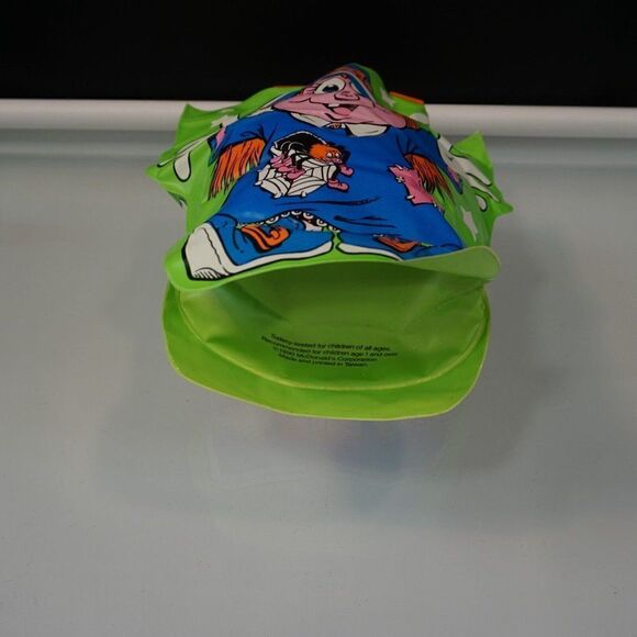 Vintage 1990 McDonalds Halloween Bag Trick or Treat Candy Vinyl Happy Meal - Picture 4 of 11